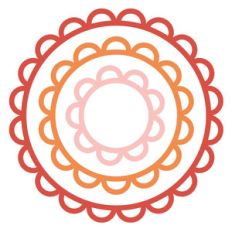 scalloped circles