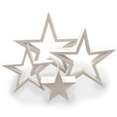 3d stars - 4 sizes