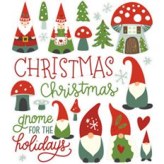 gnome for christmas stickers