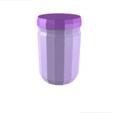 lowpoly jar