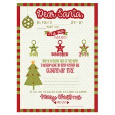 christmas gift wish list letter to santa