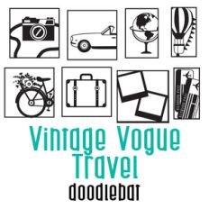 vintage vogue travel doodlebat