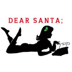 dear santa letter silhouette