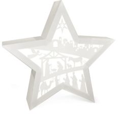 nativity star lightbox centerpiece