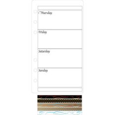 elegant planner thursday-sunday a6 layout