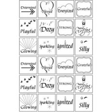today i am - colouring elegant planner stickers