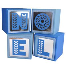noel block gift box ornaments