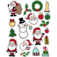ml hello santa stickers
