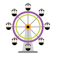 ferris wheel - candy carnival