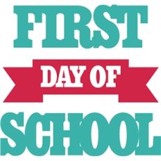 'first day of school' phrase