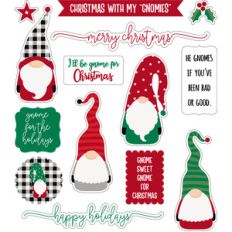 christmas gnome stickers