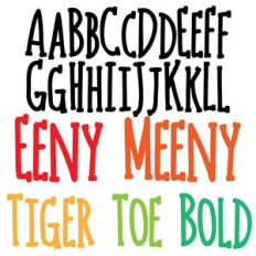 zp eeny meeny tiger toe bold
