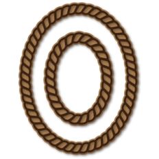 rope frames oval
