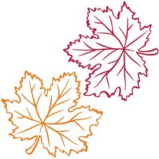 vinyl maple leaves
