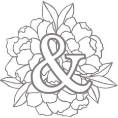 floral ampersand