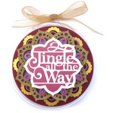 jingle all the way ornament