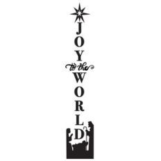 joy to the world vertical sign