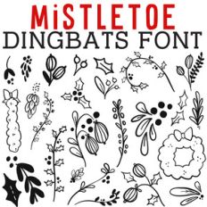 cg mistletoe dingbats