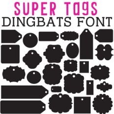 cg super tags dingbats