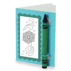 color and sketch book - snowflake