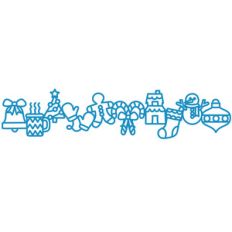 christmas icons border