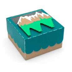 mountain and trees box