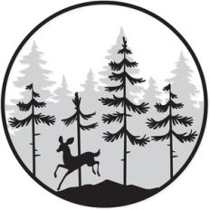 deer forest landscape