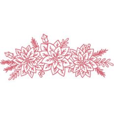 poinsettia border