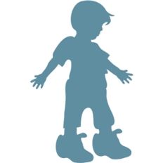 boy in daddy's shoes