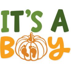 it's a boy pumpkin