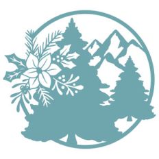 christmas tree scene