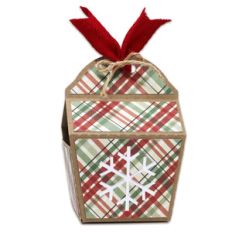snowflake cut-out favor box