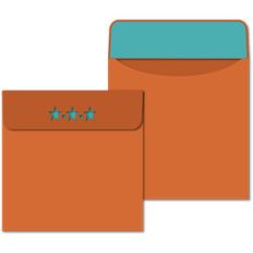 envelope stars flap 7x7