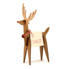 reindeer place card holder