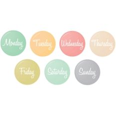 days of the week flair badges