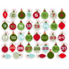ornament planner-advent stickers