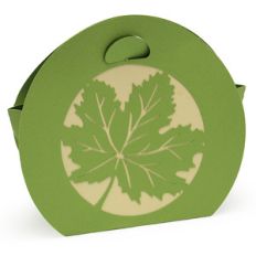 leaf circle pouch