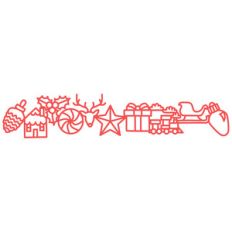 christmas icons border