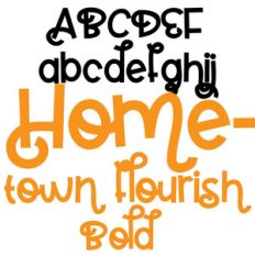 zp hometown flourish bold