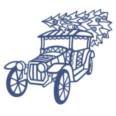 christmas vintage car