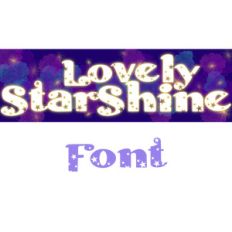 lovely starshine font
