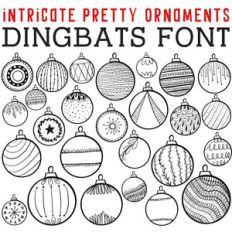 cg intricate pretty ornaments dingbats