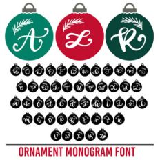 ornament monogram font