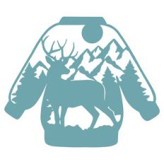 stag christmas jumper
