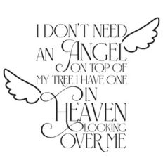 i don't need an angel quote