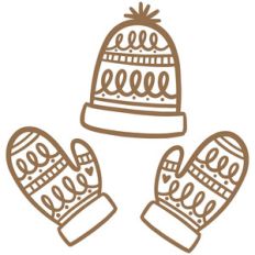 hat and mitts set