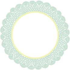 echo park round doily label