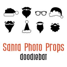 santa photo props doodlebat