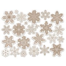 snowflake stickers