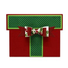 bow present gift card holder